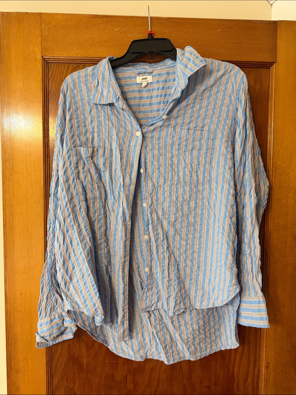 Aerie Striped Button-Up Shirt